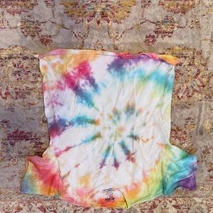 Rainbow tie dye shirt